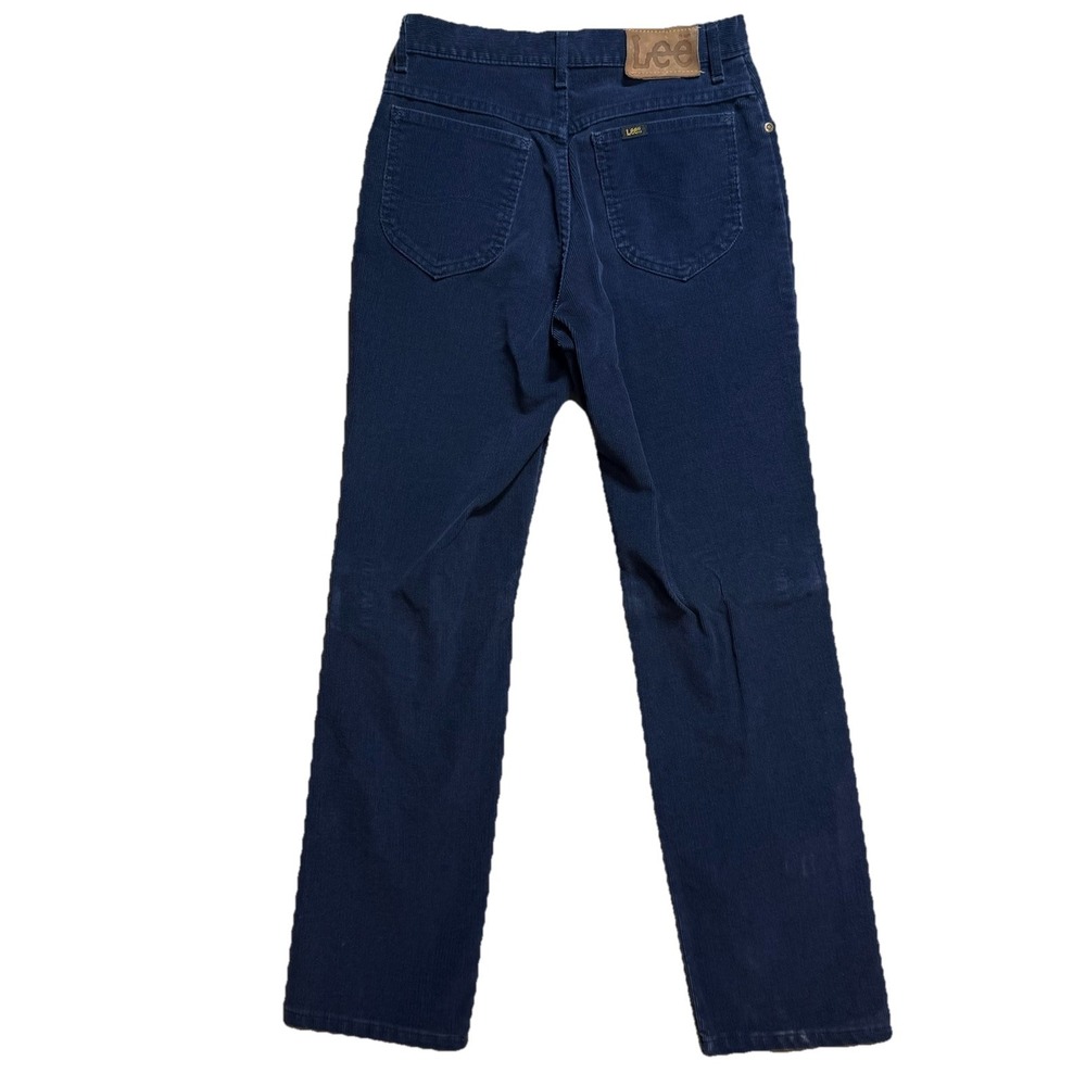 vintage lee riders corduroy pants Made In USA Union Made Blue Mens 30x30 Actual